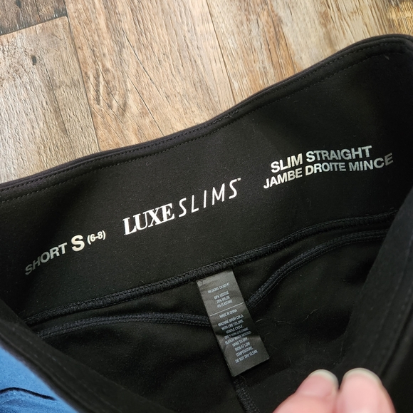 Luxe Slims Slim Straight Pants - Picture 2 of 3